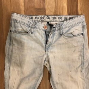 Earnest sewn 27 skinny light denim jeans Mid rise